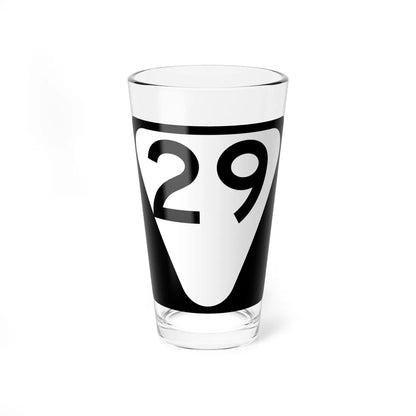 Secondary Tennessee 29 (Tennessee) (Road Sign) Pint Glass 16oz 16oz - Go Mug Yourself