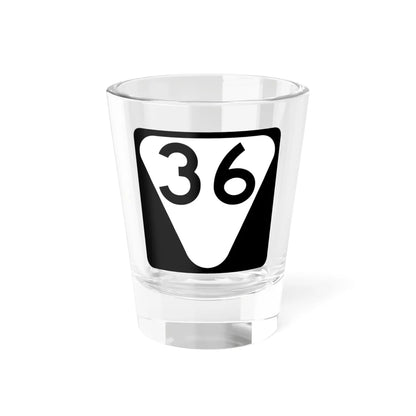 Secondary Tennessee 36 (Tennessee) (Road Sign) Shot Glass 1.5oz 1.5oz - Go Mug Yourself