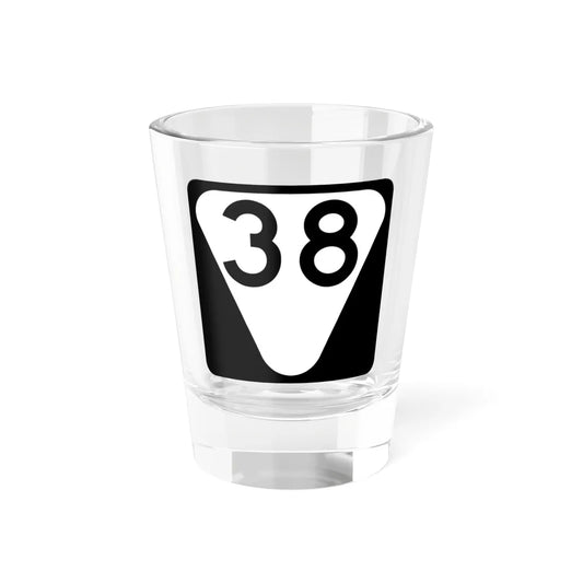 Secondary Tennessee 38 (Tennessee) (Road Sign) Shot Glass 1.5oz 1.5oz - Go Mug Yourself