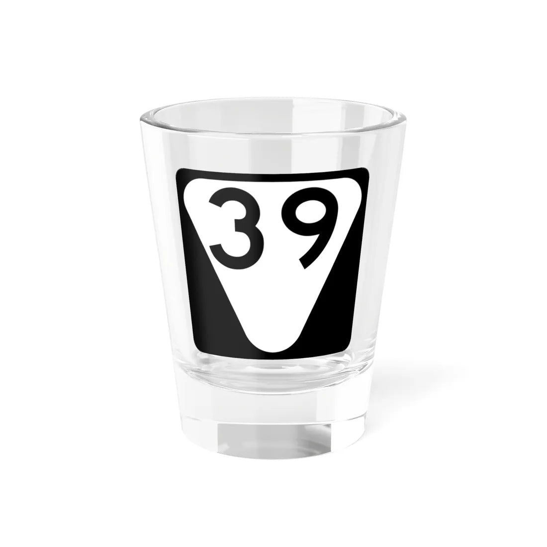 Secondary Tennessee 39 (Tennessee) (Road Sign) Shot Glass 1.5oz 1.5oz - Go Mug Yourself