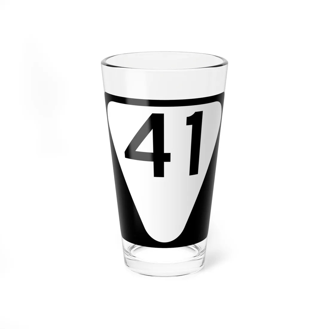 Secondary Tennessee 41 (Tennessee) (Road Sign) Pint Glass 16oz 16oz - Go Mug Yourself
