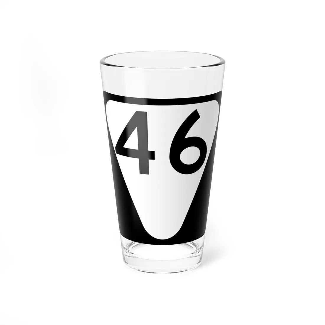 Secondary Tennessee 46 (Tennessee) (Road Sign) Pint Glass 16oz - Go Mug Yourself