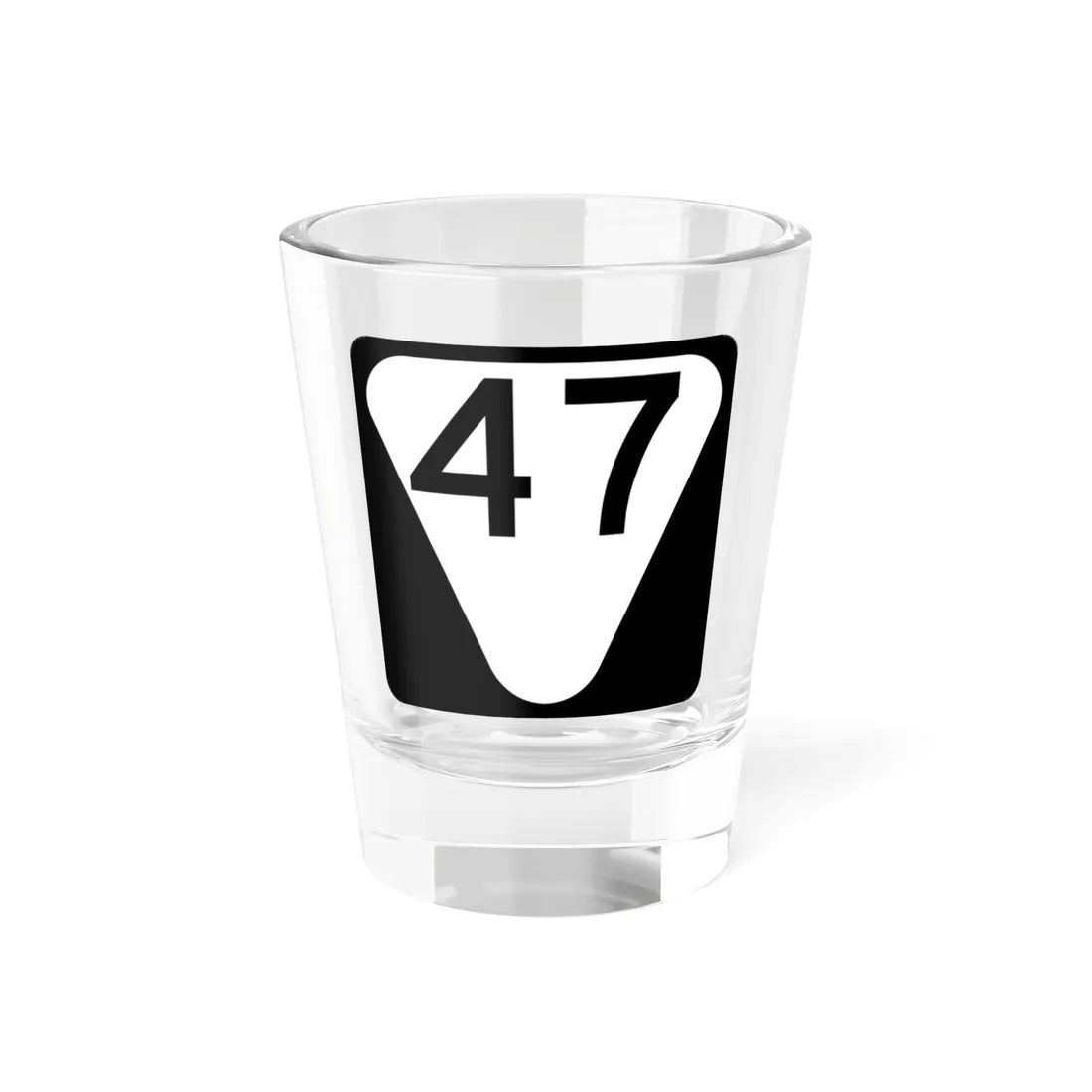 Secondary Tennessee 47 (Tennessee) (Road Sign) Shot Glass 1.5oz 1.5oz - Go Mug Yourself