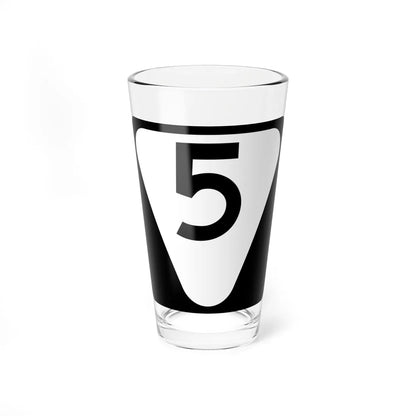 Secondary Tennessee 5 (Tennessee) (Road Sign) Pint Glass 16oz 16oz - Go Mug Yourself