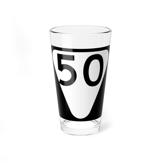 Secondary Tennessee 50 (Tennessee) (Road Sign) Pint Glass 16oz 16oz - Go Mug Yourself