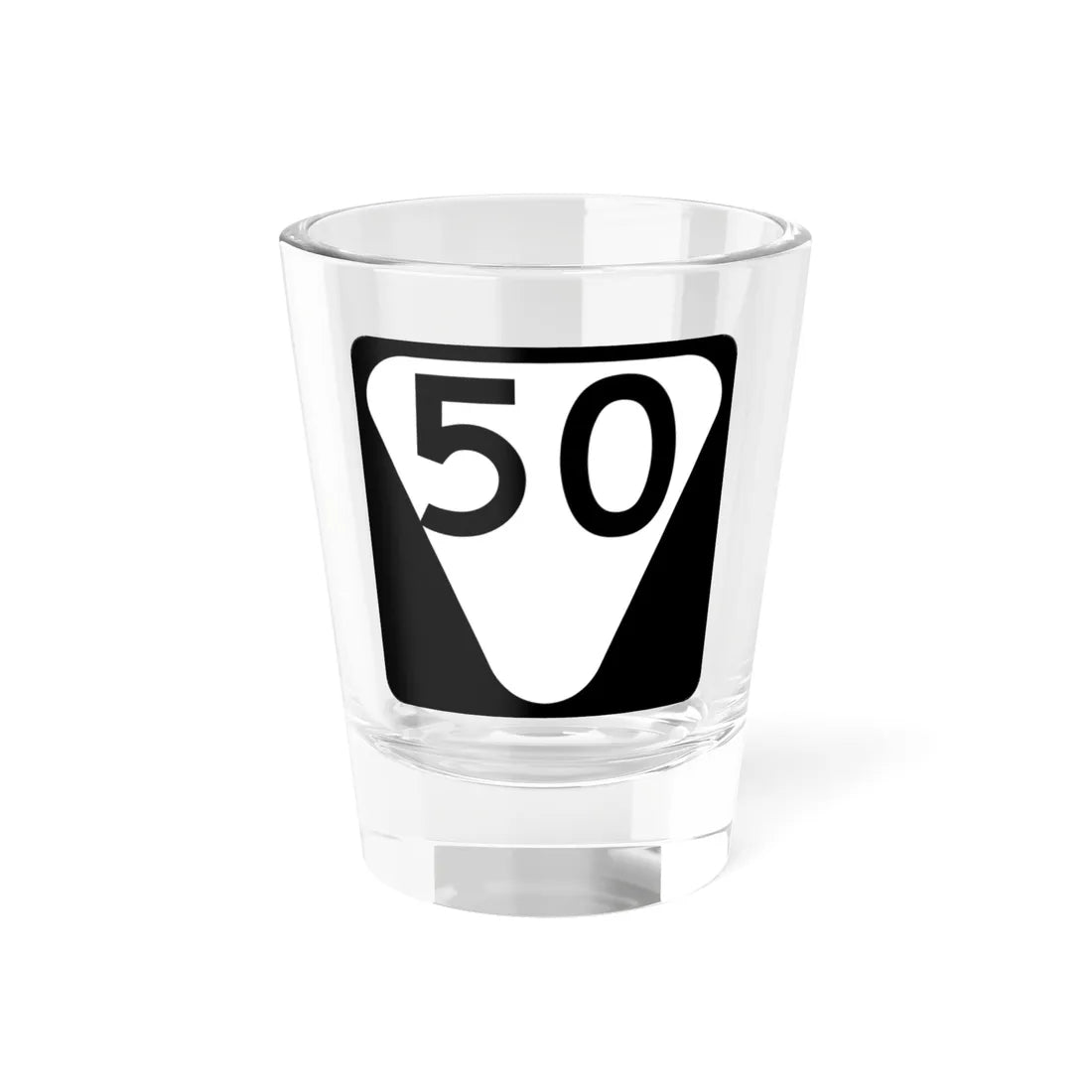 Secondary Tennessee 50 (Tennessee) (Road Sign) Shot Glass 1.5oz 1.5oz - Go Mug Yourself