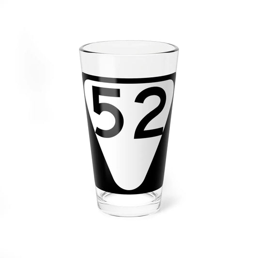 Secondary Tennessee 52 (Tennessee) (Road Sign) Pint Glass 16oz 16oz - Go Mug Yourself