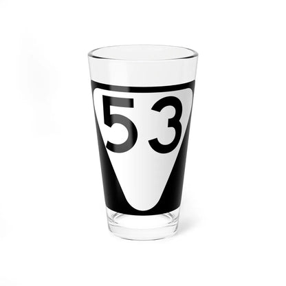 Secondary Tennessee 53 (Tennessee) (Road Sign) Pint Glass 16oz 16oz - Go Mug Yourself