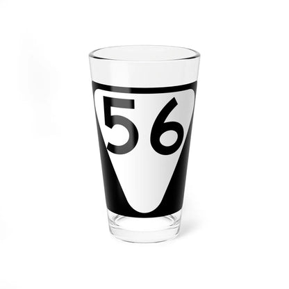 Secondary Tennessee 56 (Tennessee) (Road Sign) Pint Glass 16oz 16oz - Go Mug Yourself