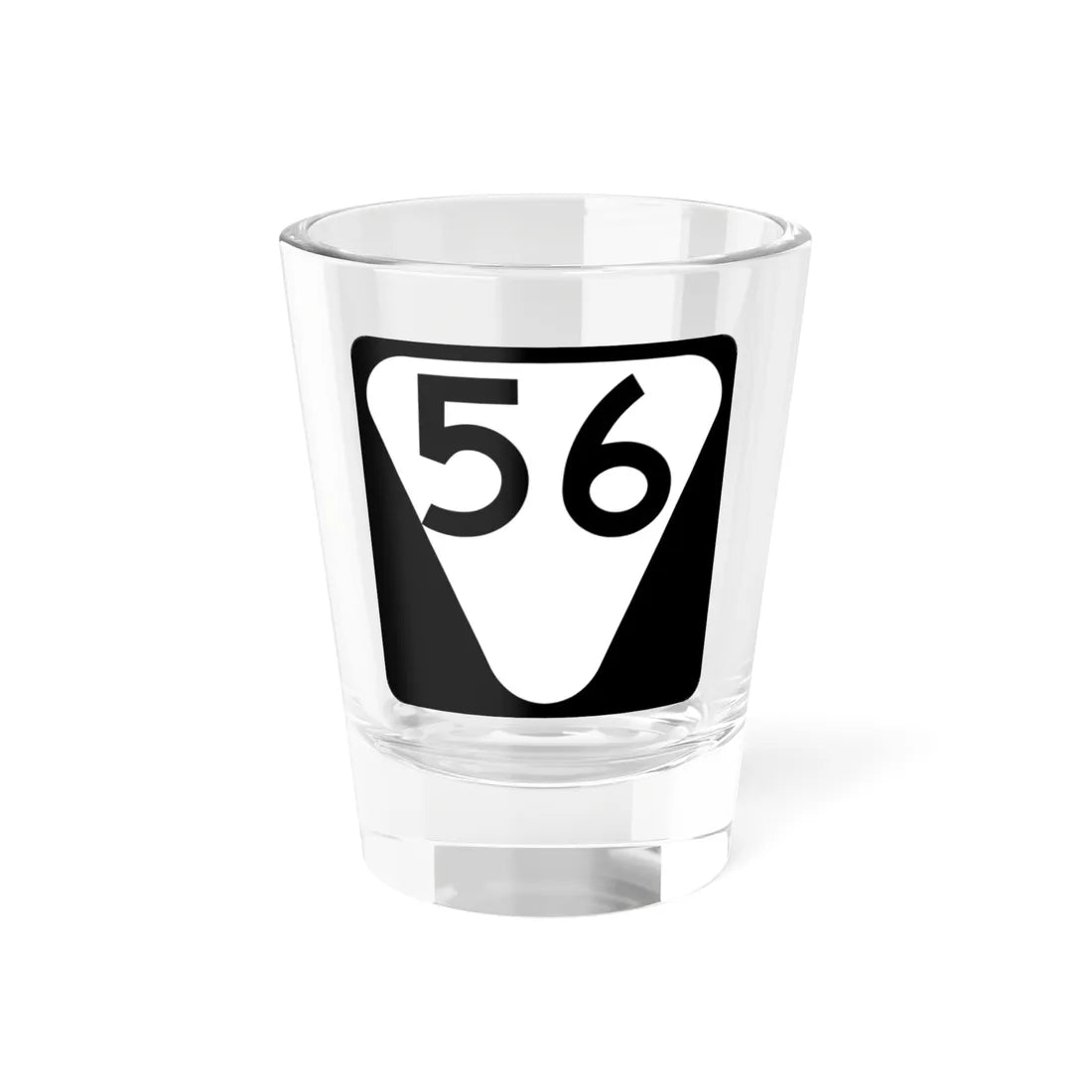 Secondary Tennessee 56 (Tennessee) (Road Sign) Shot Glass 1.5oz 1.5oz - Go Mug Yourself
