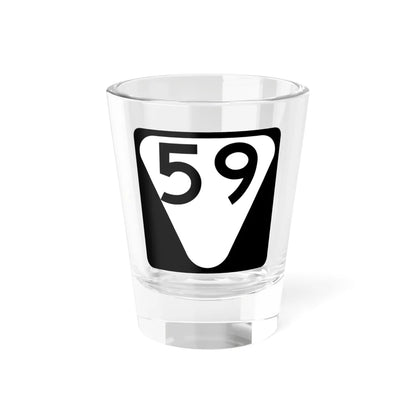 Secondary Tennessee 59 (Tennessee) (Road Sign) Shot Glass 1.5oz 1.5oz - Go Mug Yourself