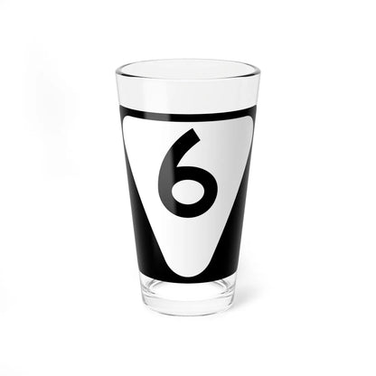 Secondary Tennessee 6 (Tennessee) (Road Sign) Pint Glass 16oz 16oz - Go Mug Yourself