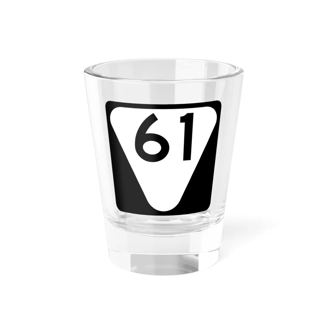 Secondary Tennessee 61 (Tennessee) (Road Sign) Shot Glass 1.5oz 1.5oz - Go Mug Yourself
