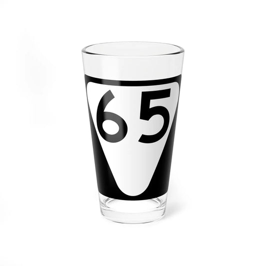 Secondary Tennessee 65 (Tennessee) (Road Sign) Pint Glass 16oz 16oz - Go Mug Yourself