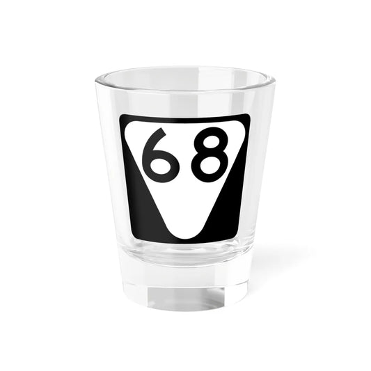 Secondary Tennessee 68 (Tennessee) (Road Sign) Shot Glass 1.5oz 1.5oz - Go Mug Yourself
