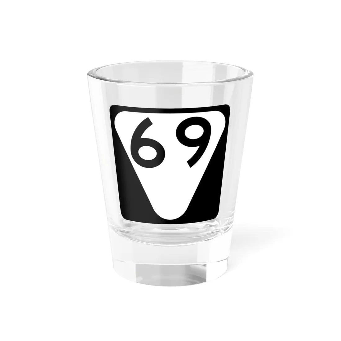 Secondary Tennessee 69 (Tennessee) (Road Sign) Shot Glass 1.5oz 1.5oz - Go Mug Yourself