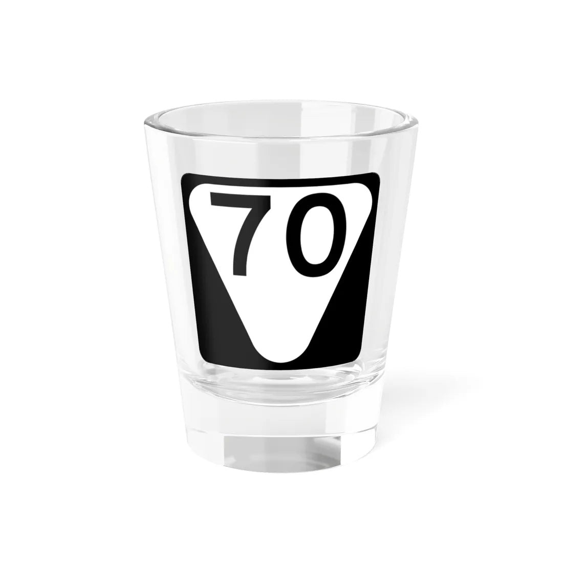 Secondary Tennessee 70 (Tennessee) (Road Sign) Shot Glass 1.5oz 1.5oz - Go Mug Yourself