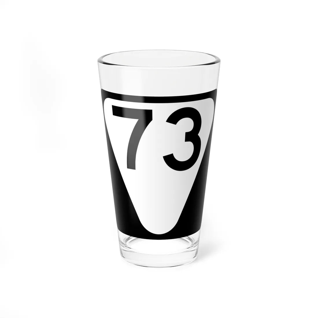 Secondary Tennessee 73 (Tennessee) (Road Sign) Pint Glass 16oz 16oz - Go Mug Yourself