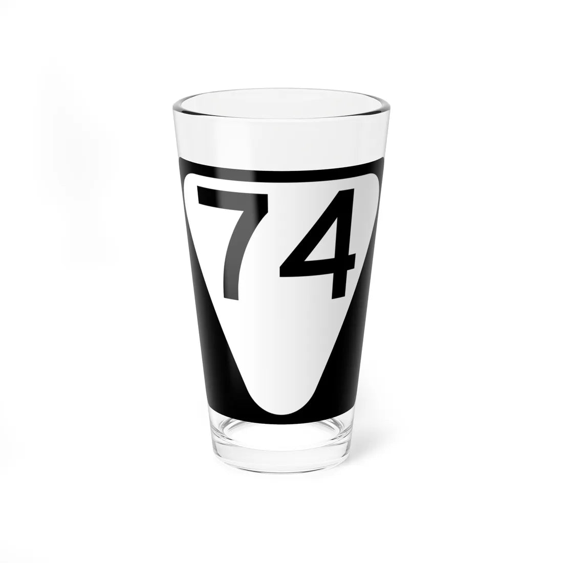 Secondary Tennessee 74 (Tennessee) (Road Sign) Pint Glass 16oz 16oz - Go Mug Yourself