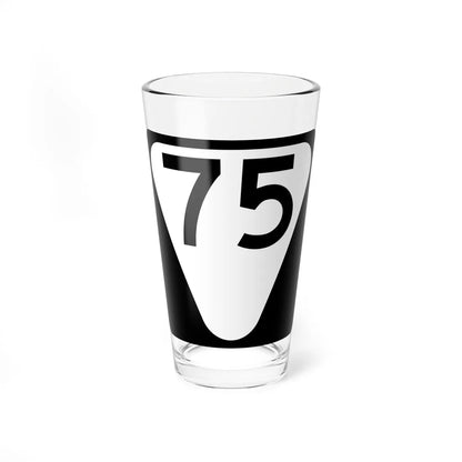 Secondary Tennessee 75 (Tennessee) (Road Sign) Pint Glass 16oz - Go Mug Yourself