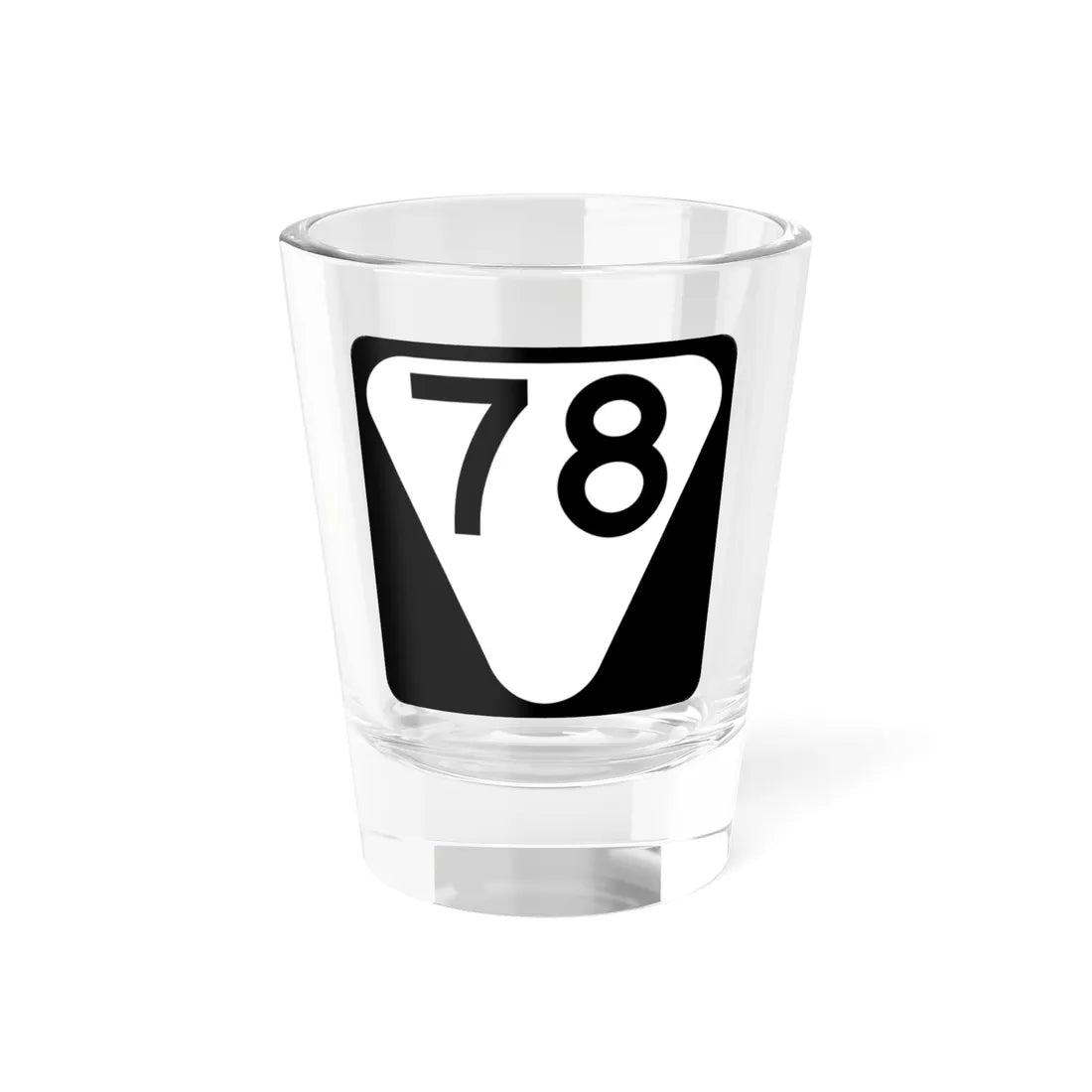 Secondary Tennessee 78 (Tennessee) (Road Sign) Shot Glass 1.5oz 1.5oz - Go Mug Yourself