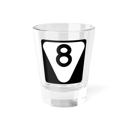 Secondary Tennessee 8 (Tennessee) (Road Sign) Shot Glass 1.5oz 1.5oz - Go Mug Yourself