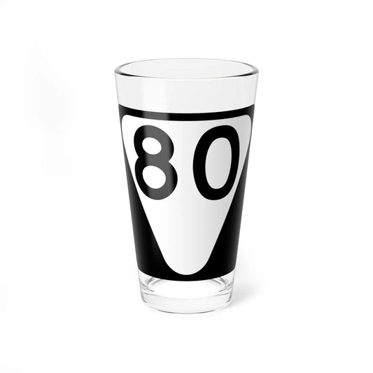 Secondary Tennessee 80 (Tennessee) (Road Sign) Pint Glass 16oz 16oz - Go Mug Yourself
