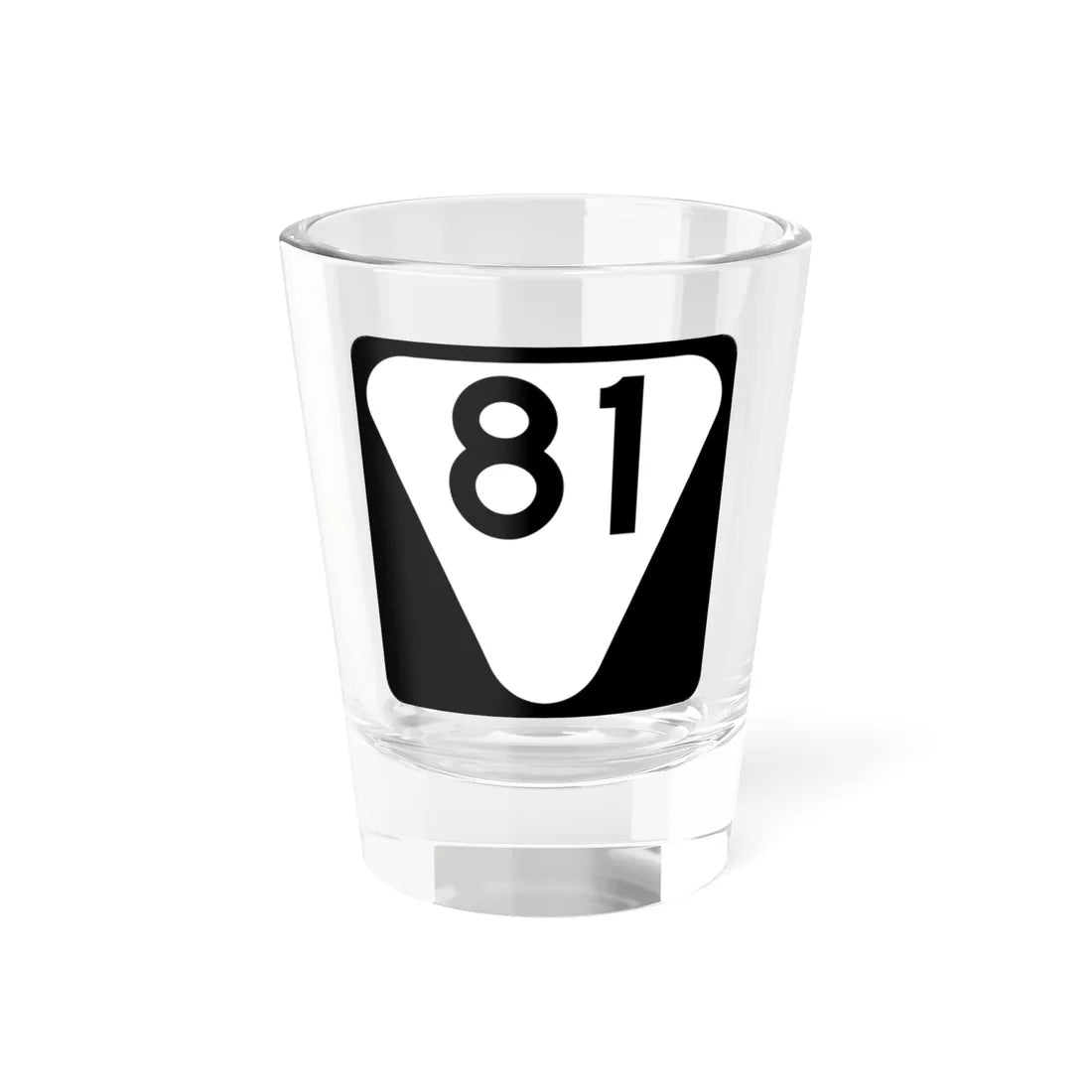 Secondary Tennessee 81 (Tennessee) (Road Sign) Shot Glass 1.5oz 1.5oz - Go Mug Yourself