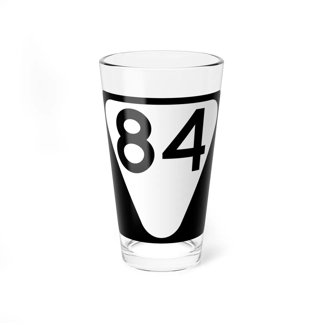 Secondary Tennessee 84 (Tennessee) (Road Sign) Pint Glass 16oz 16oz - Go Mug Yourself