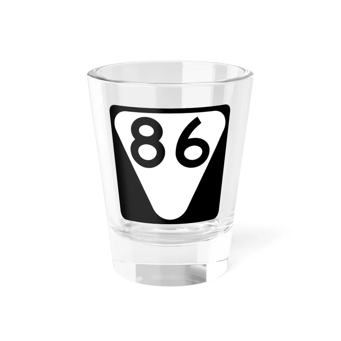 Secondary Tennessee 86 (Tennessee) (Road Sign) Shot Glass 1.5oz 1.5oz - Go Mug Yourself