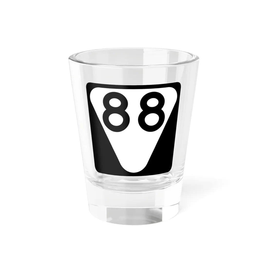 Secondary Tennessee 88 (Tennessee) (Road Sign) Shot Glass 1.5oz 1.5oz - Go Mug Yourself