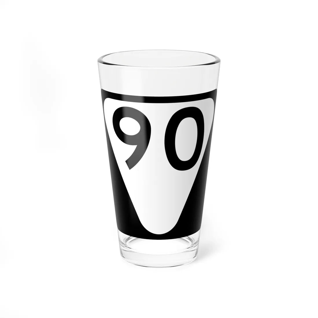 Secondary Tennessee 90 (Tennessee) (Road Sign) Pint Glass 16oz 16oz - Go Mug Yourself