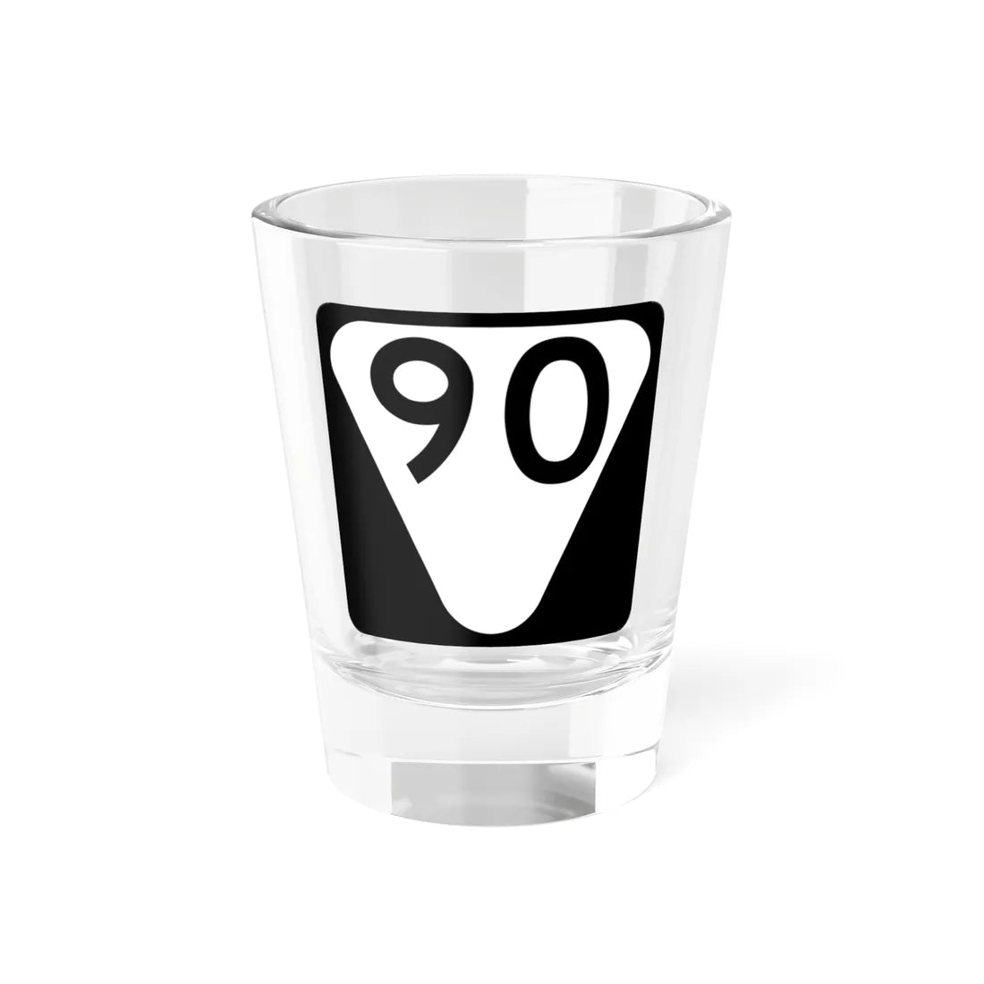 Secondary Tennessee 90 (Tennessee) (Road Sign) Shot Glass 1.5oz 1.5oz - Go Mug Yourself