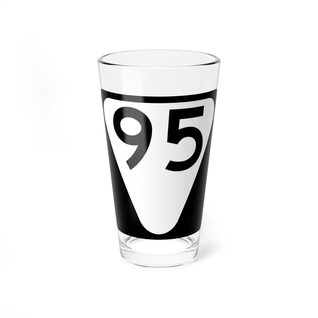Secondary Tennessee 95 (Tennessee) (Road Sign) Pint Glass 16oz 16oz - Go Mug Yourself
