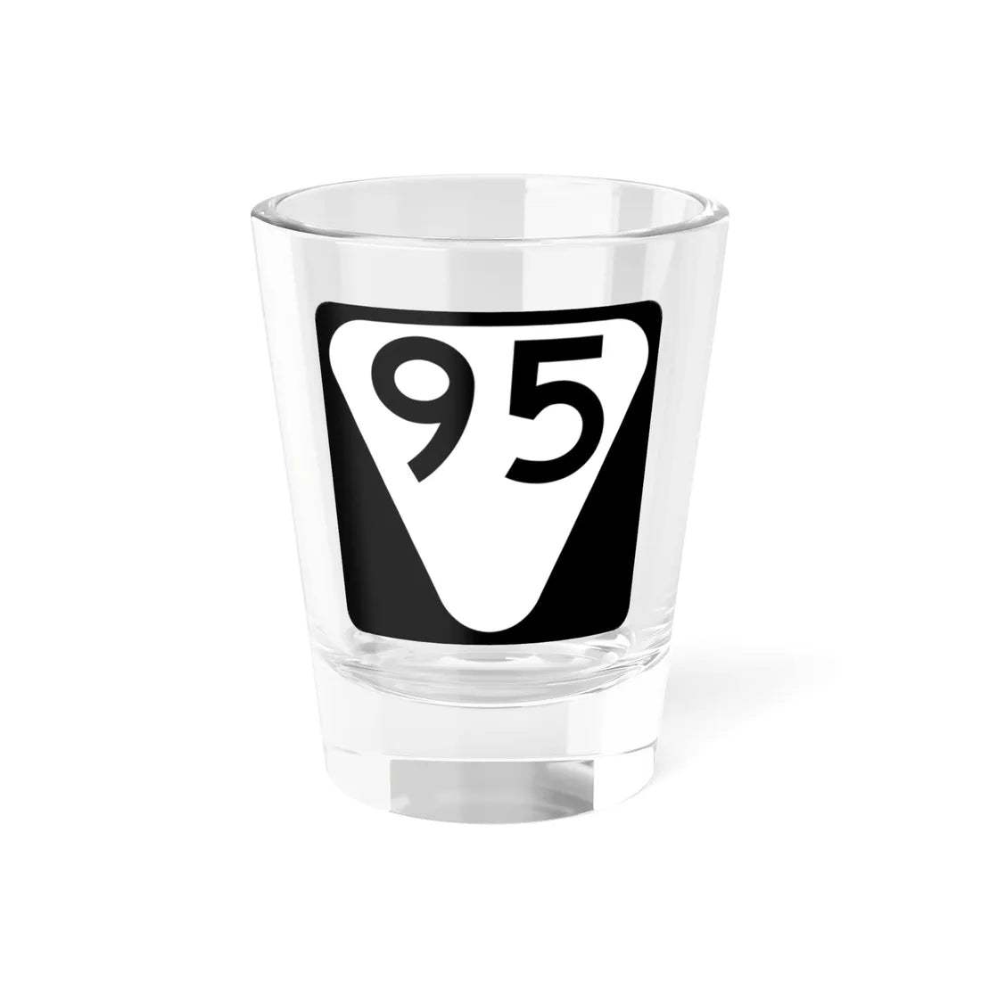Secondary Tennessee 95 (Tennessee) (Road Sign) Shot Glass 1.5oz 1.5oz - Go Mug Yourself