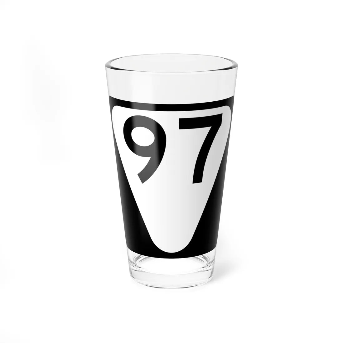Secondary Tennessee 97 (Tennessee) (Road Sign) Pint Glass 16oz 16oz - Go Mug Yourself