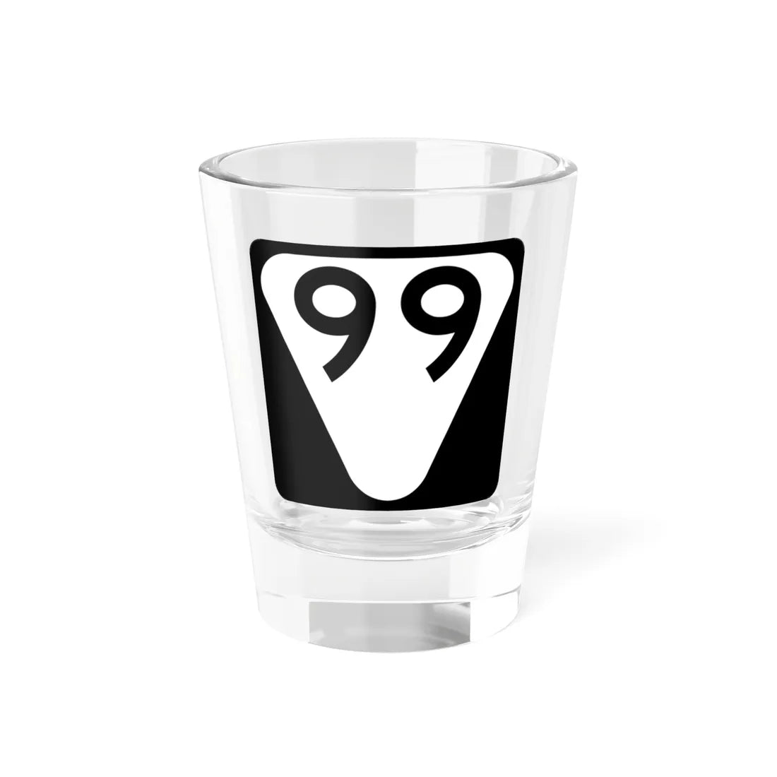 Secondary Tennessee 99 (Tennessee) (Road Sign) Shot Glass 1.5oz 1.5oz - Go Mug Yourself