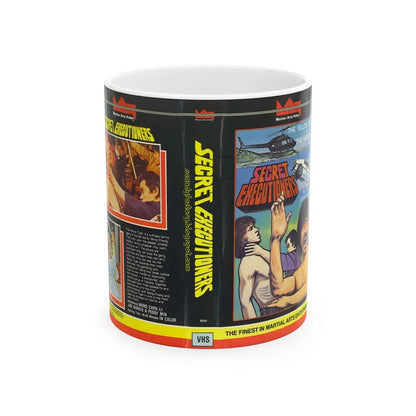 SECRET EXECUTIONERS (VHS COVER) - White Coffee Mug 11oz - Go Mug Yourself