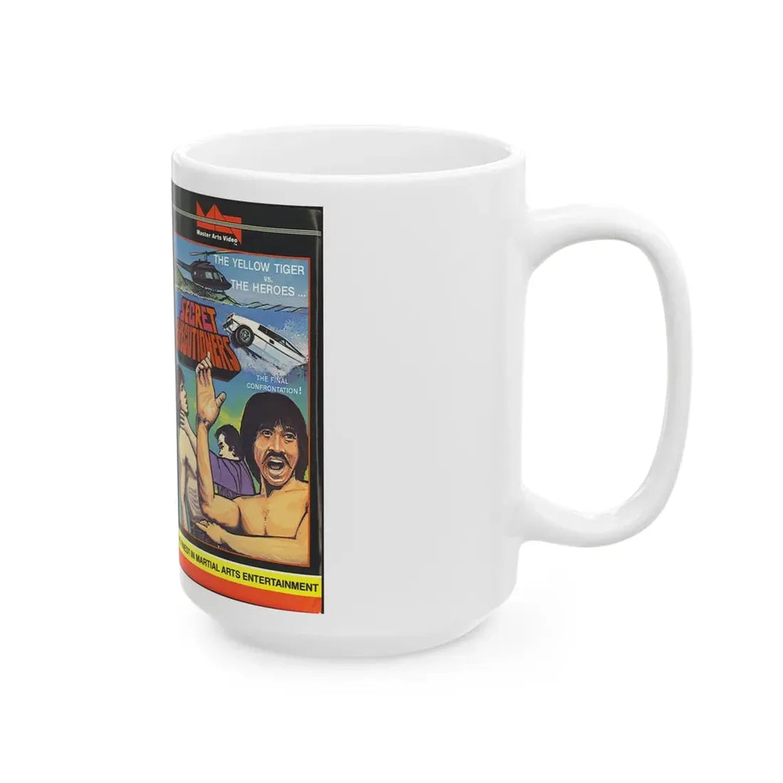 SECRET EXECUTIONERS (VHS COVER) - White Coffee Mug - Go Mug Yourself