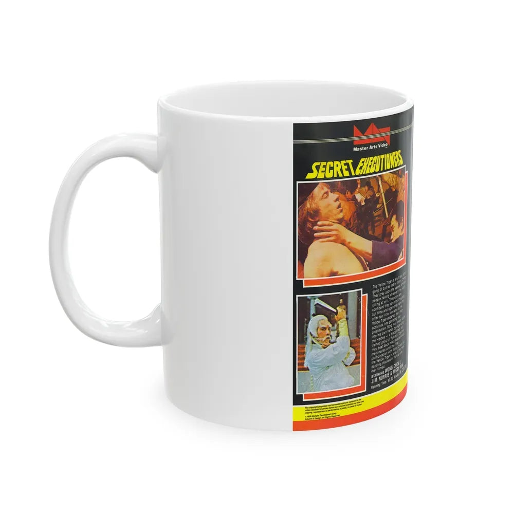 SECRET EXECUTIONERS (VHS COVER) - White Coffee Mug-Go Mug Yourself