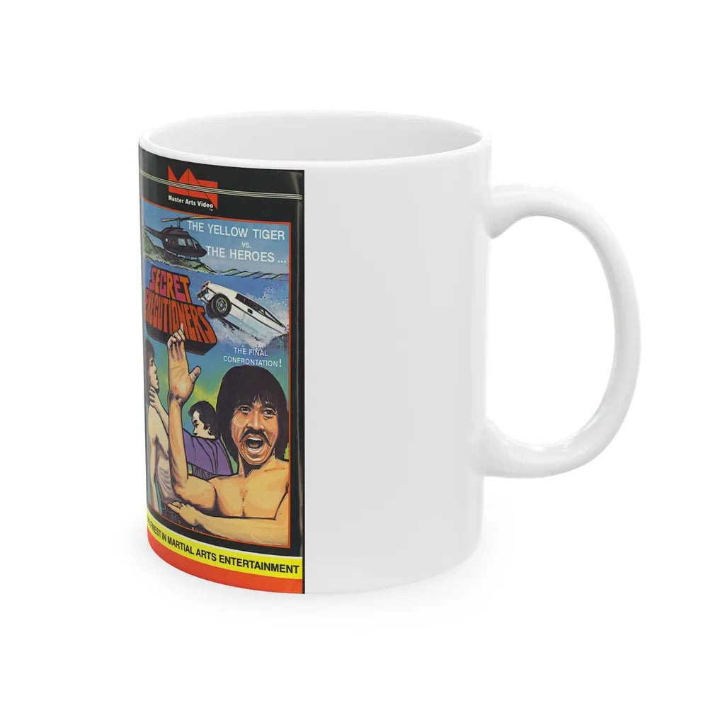 SECRET EXECUTIONERS (VHS COVER) - White Coffee Mug-Go Mug Yourself