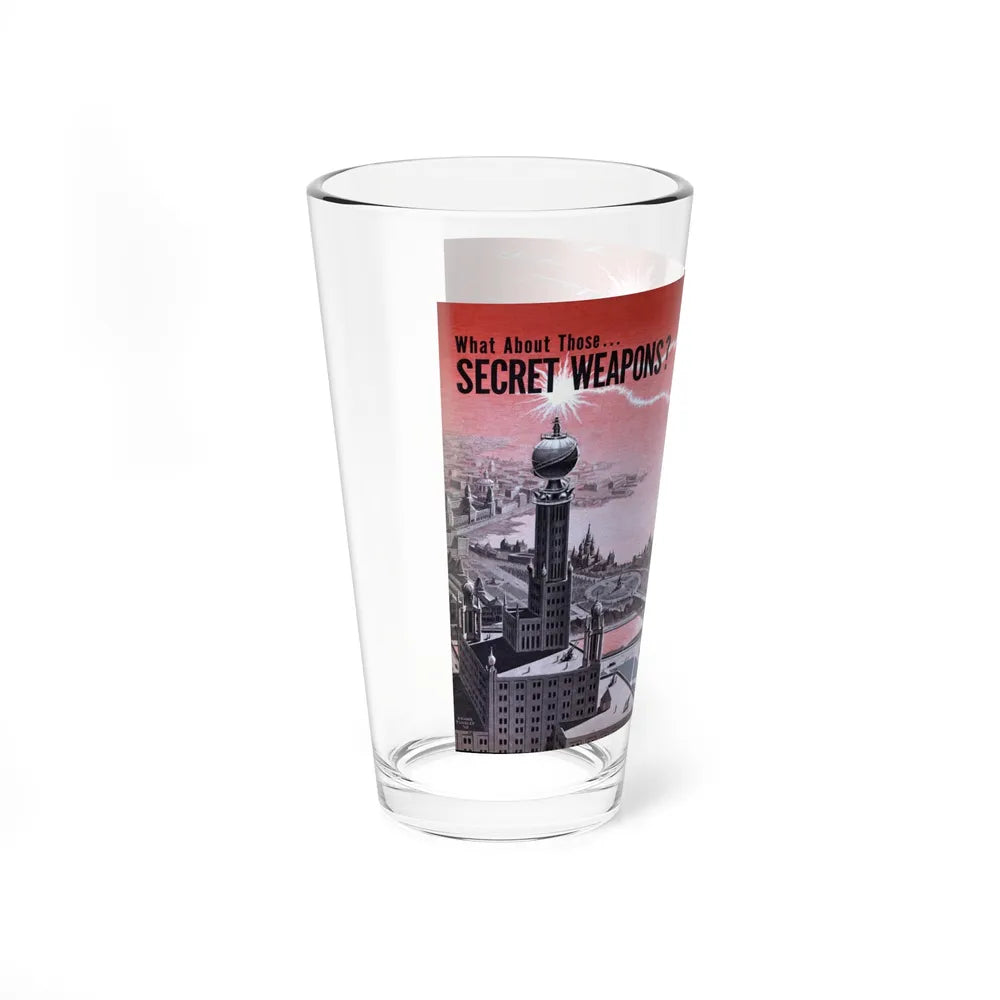 Secret Weapons, 1950 (Magazine Illustration) Pint Glass 16oz-Go Mug Yourself