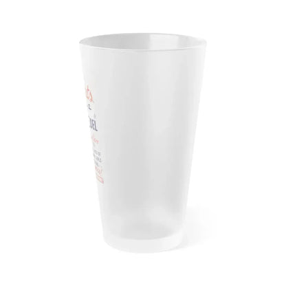 SECRETS OF A MODEL 1940 Movie Poster - Frosted Pint Glass 16oz - Go Mug Yourself