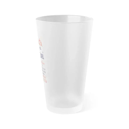 SECRETS OF A MODEL 1940 Movie Poster - Frosted Pint Glass 16oz - Go Mug Yourself