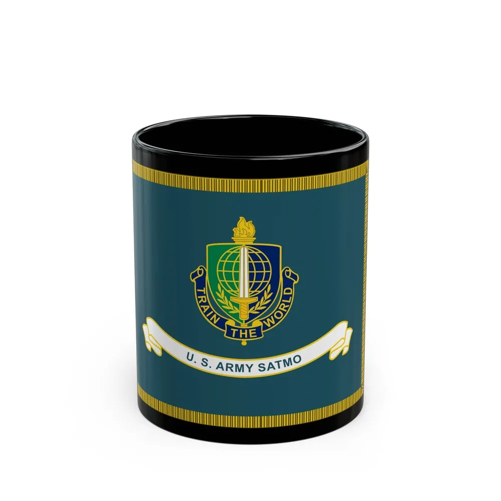 Security Asasistance Training Management Organization Flag (U.S. Army) Black Coffee Mug-11oz-Go Mug Yourself