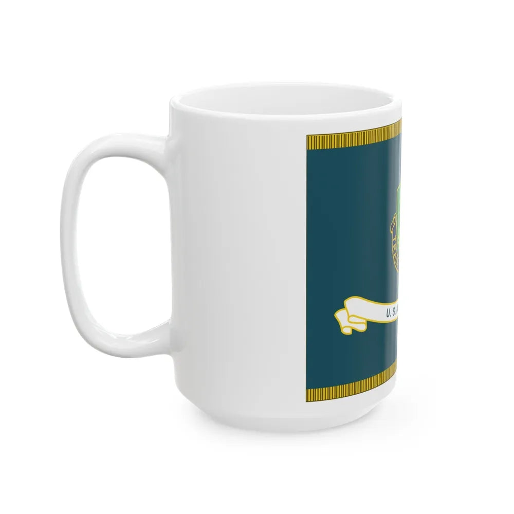 Security Asasistance Training Management Organization Flag (U.S. Army) White Coffee Mug-Go Mug Yourself