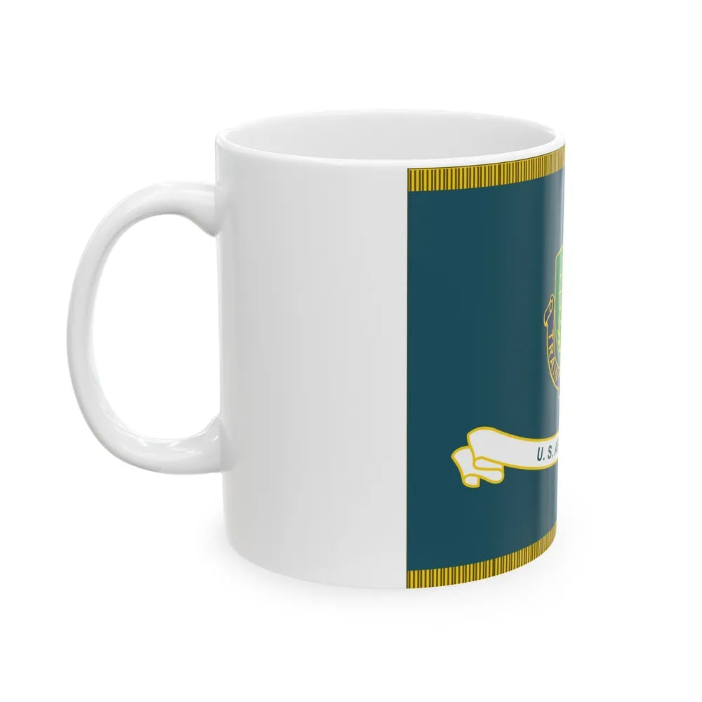 Security Asasistance Training Management Organization Flag (U.S. Army) White Coffee Mug-Go Mug Yourself