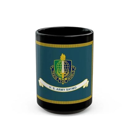 Security Asasistance Training Management Organization Flag (U.S. Army) Black Coffee Mug 15oz - Go Mug Yourself