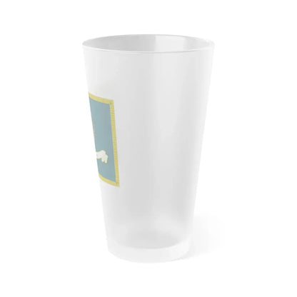Security Asasistance Training Management Organization Flag (U.S. Army) Frosted Pint Glass 16oz - Go Mug Yourself