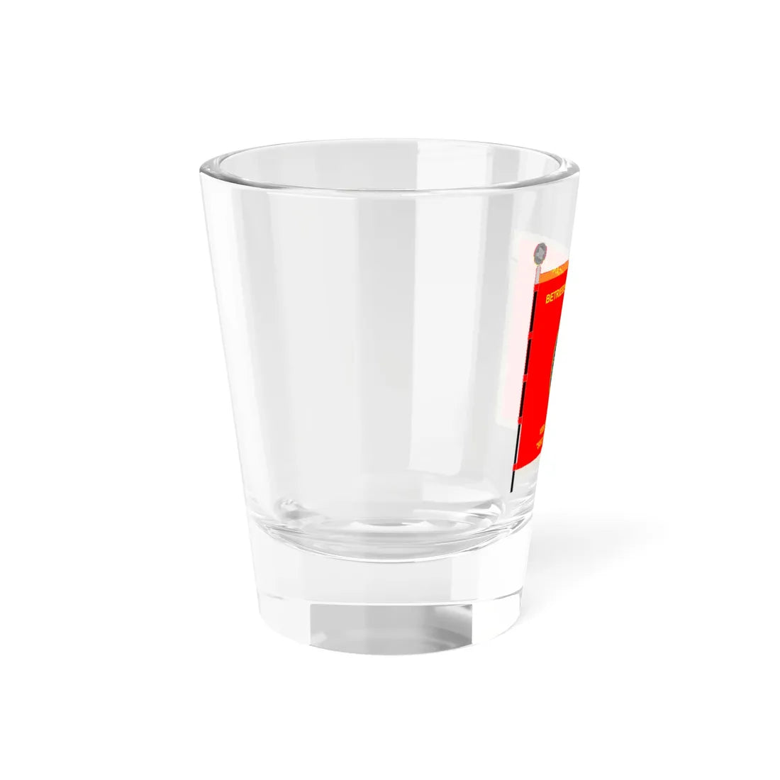 SED BPO VEB Kunstseidenwerk Pirna (Germany) Shot Glass 1.5oz - Go Mug Yourself